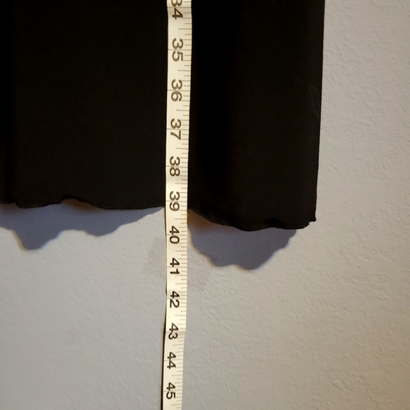 Studio Y Black Ruffle V-Neck & Sleeves Maxi Dress - Picture 5 of 7